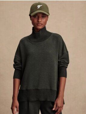 NWT Varley Barker High Neck Sweat Size Medium